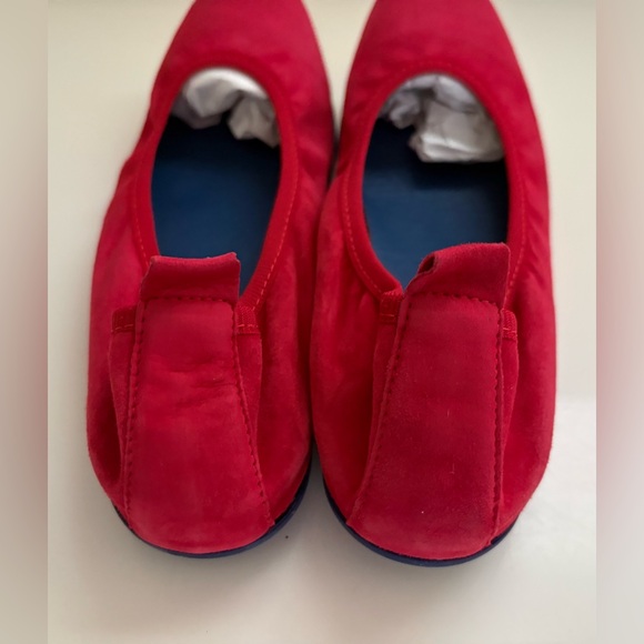 NUR ITALY The VALENTINA - NAPPA
Leather Foldable Ballerina Flats Red Size 39/8.5 - Picture 5 of 10